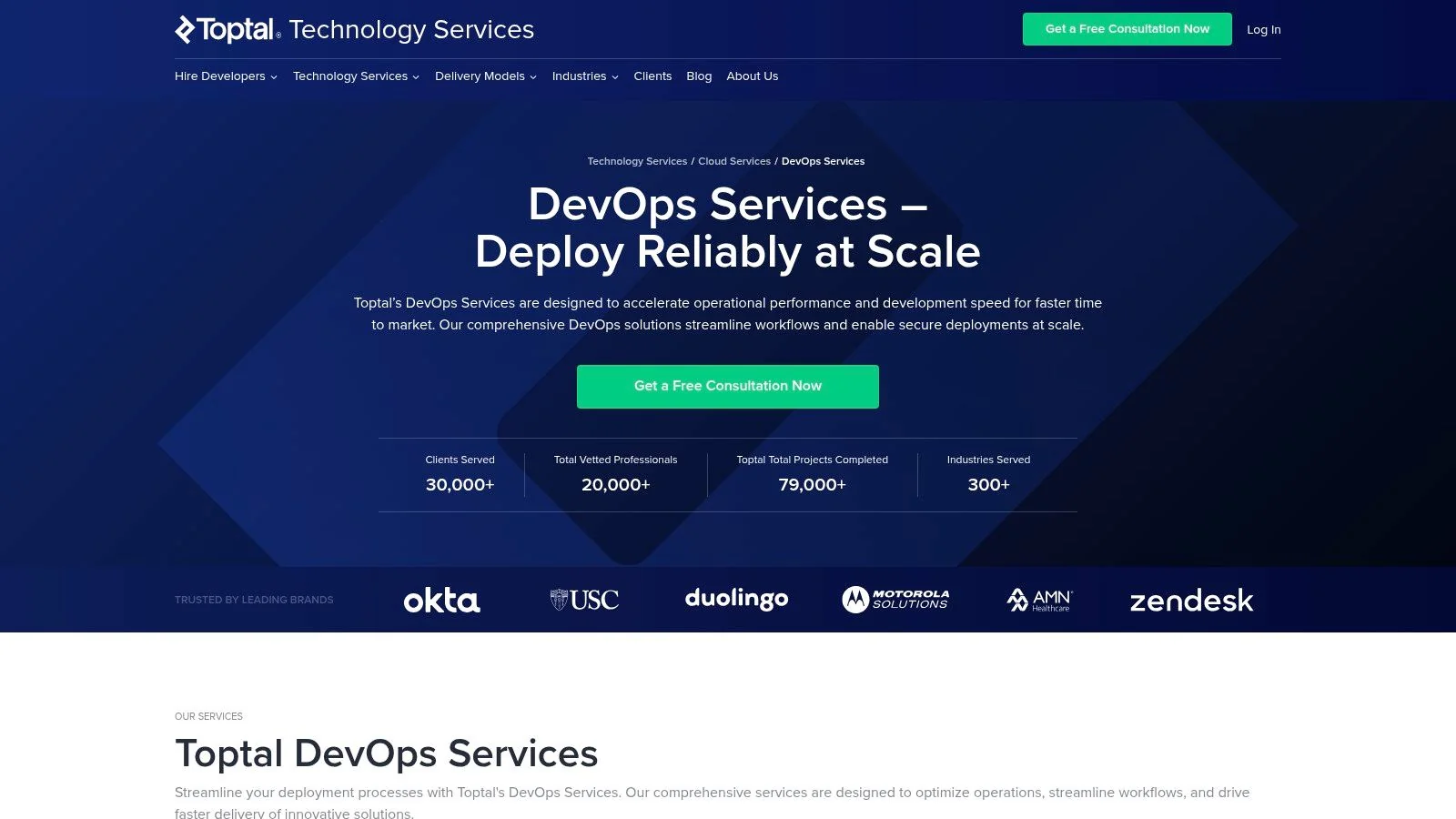 Toptal (DevOps Consulting Services)